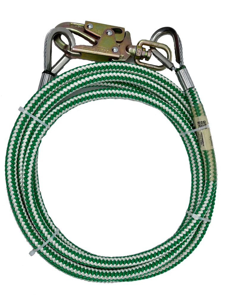 West Coast Climber Wire Core Flip Line 5/8" X 15FT